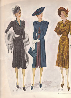 fashion inspiration 1938 frocks ms1940mccall