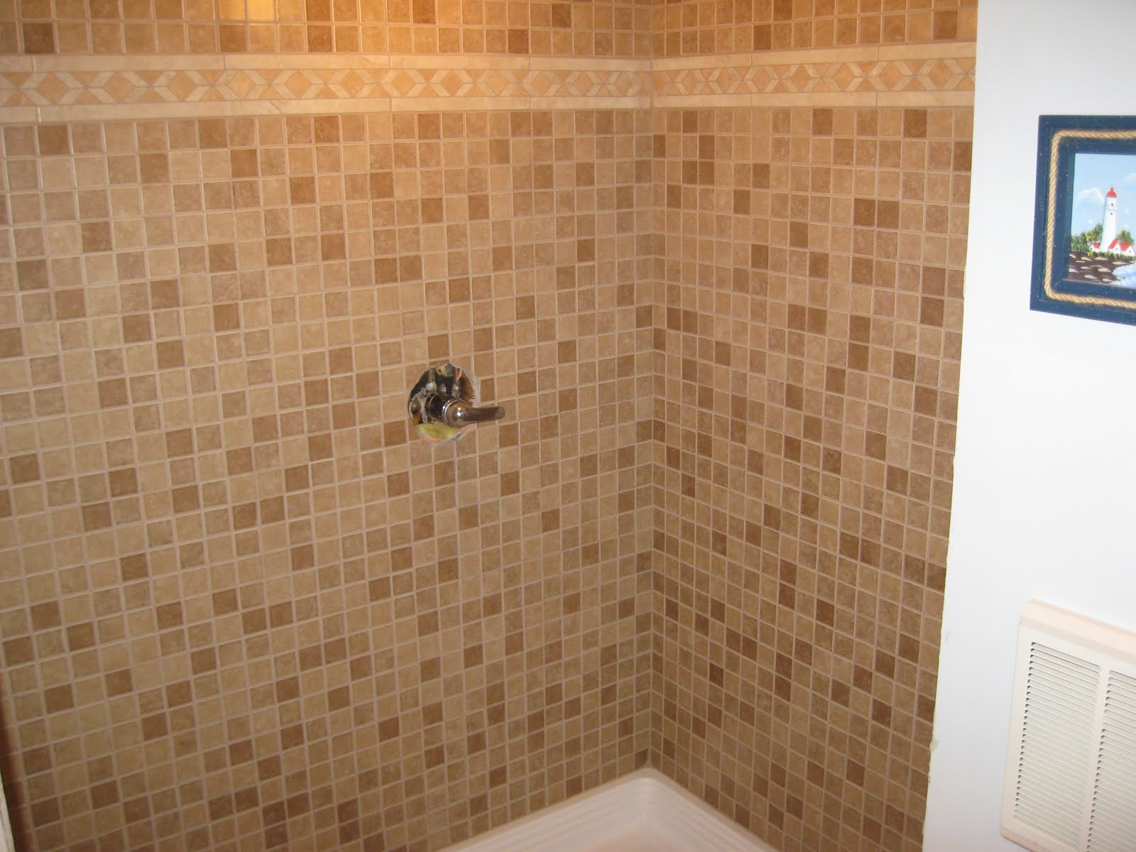 Big Kraut Construction Mosaic Tile Shower