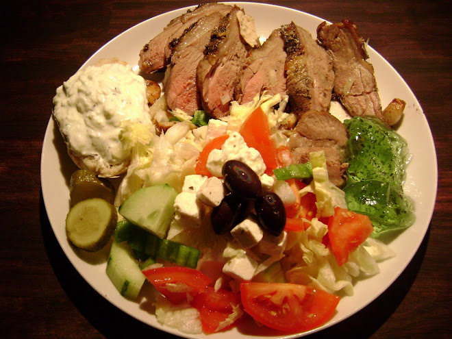 Lamb Tzatziki Summer Salad Mint yelly