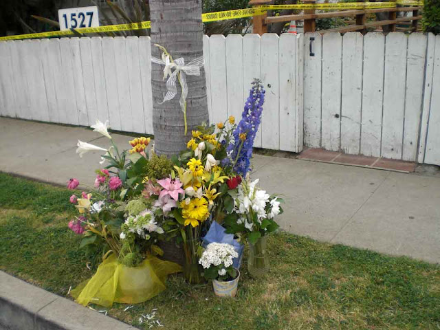 Julianna Redding Crime Scene Flowers - Santa Monica