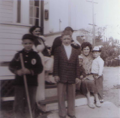 Del and Family - Vose St. 1955
