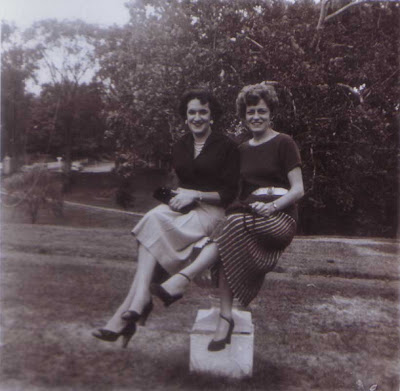Del & Friend in Park - 1955