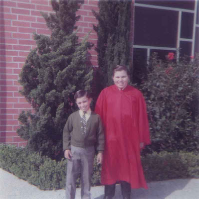 Cousin Craig & Brian - Brian's Confirmation 1970