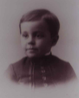 Little Boy with Buttons - Cabinet Card