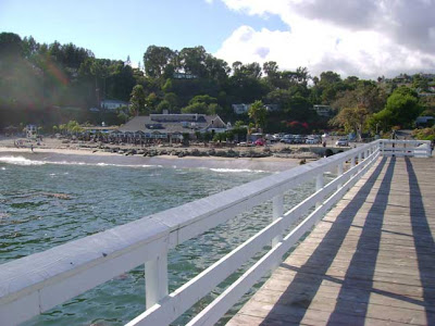 No Jumping or Diving - Paradise Cove Pier