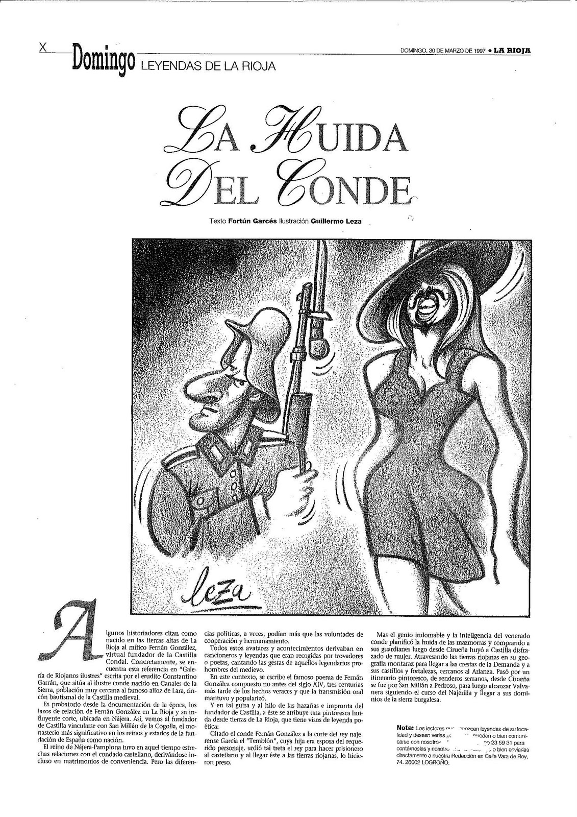 Criterios de un cronista: LEYENDAS DE LA RIOJA LA SOMBRA DEL DUCADOY