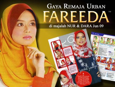 Fareeda @ majalah NUR & DARA