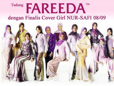 Finalis covergirl NUR-SAFI 08/09 dengan tudung FAREEDA