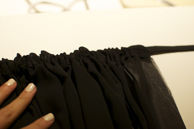 DIY Weekly - Sheer Black Maxi Skirt