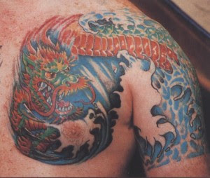 Tattoo tribal dragon