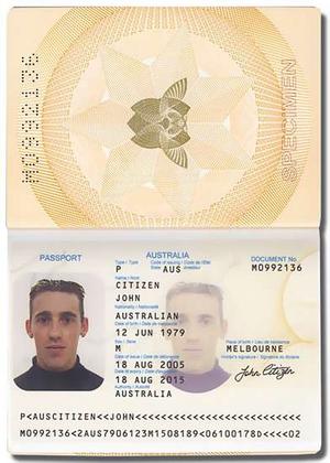 Australian passport ever.