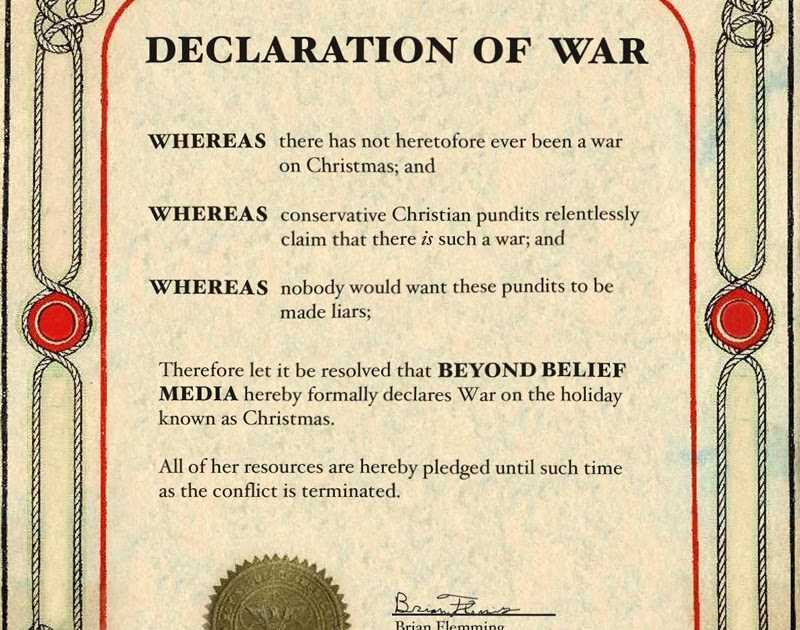 declaration of war