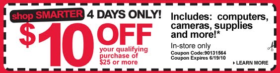This Office Depot coupon for