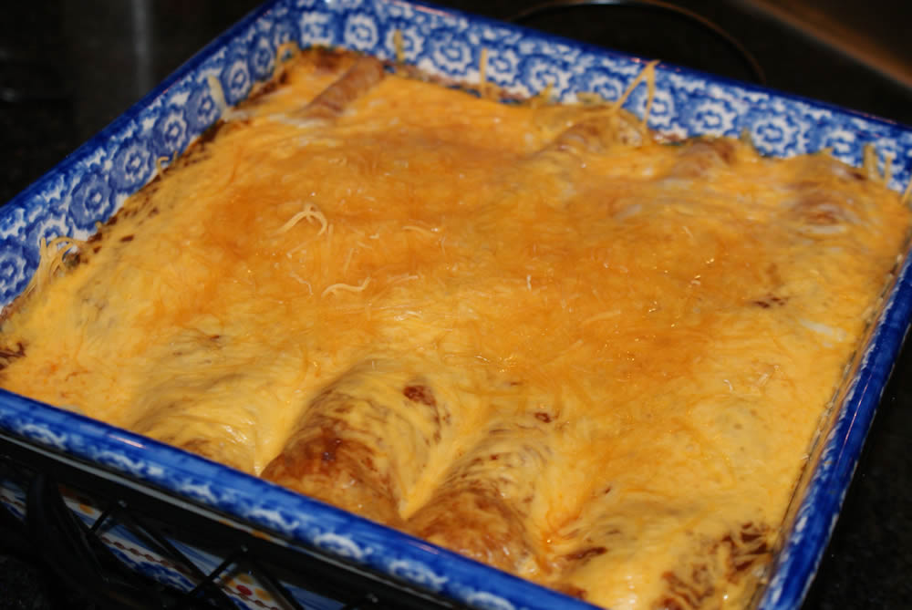 Little Bit of Everything Cream Cheese Enchiladas