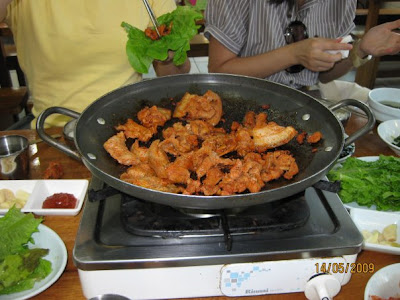 Korea black pork BBQ