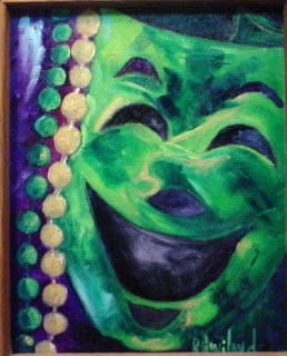 mardi gras painting for sale