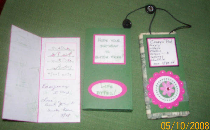 IPOD greeting card, '08