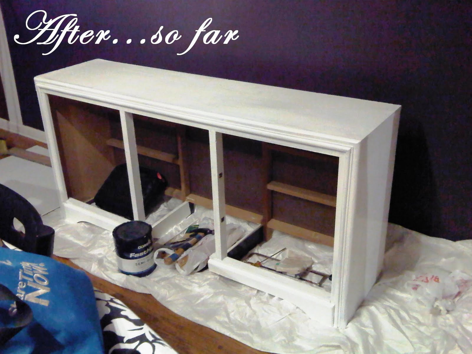 Ginny's Art dresser turned desk