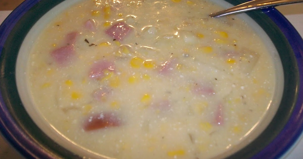 Cook with Sara Double Corn and Potato Chowder