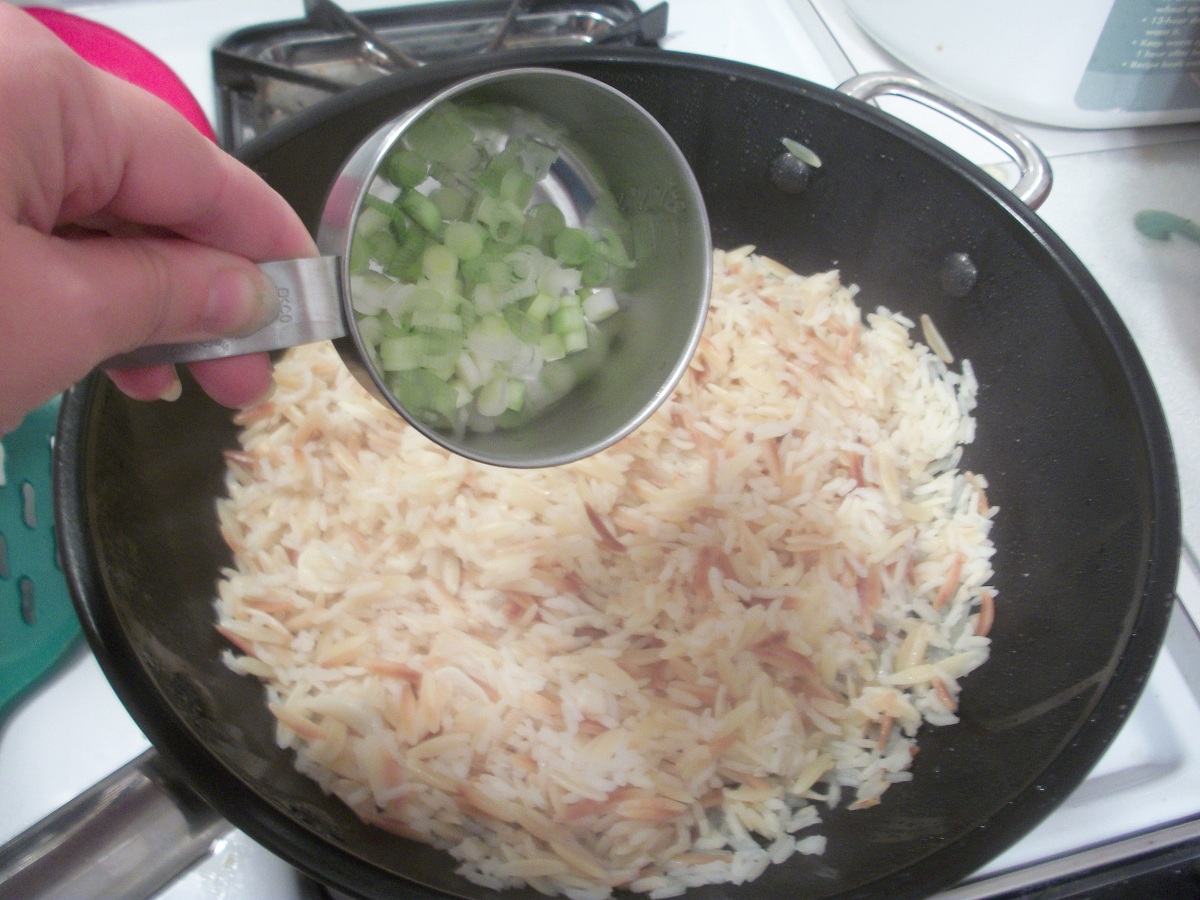 Cook with Sara GarlicHerb Orzo Pilaf