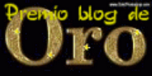 Premio "blog de oro"