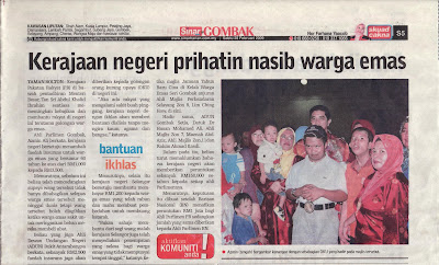 Skim Mesra Usia Emas Kerajaan Negeri Prihatin Nasib Warga Emas