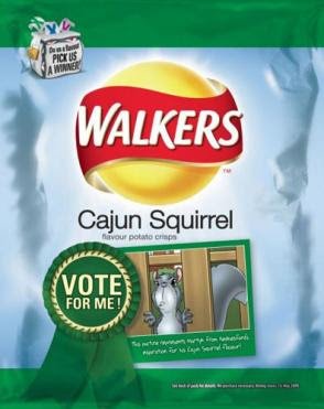 Walkers Squirrel Crisps