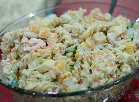 Shrimp-Mango Pasta Salad