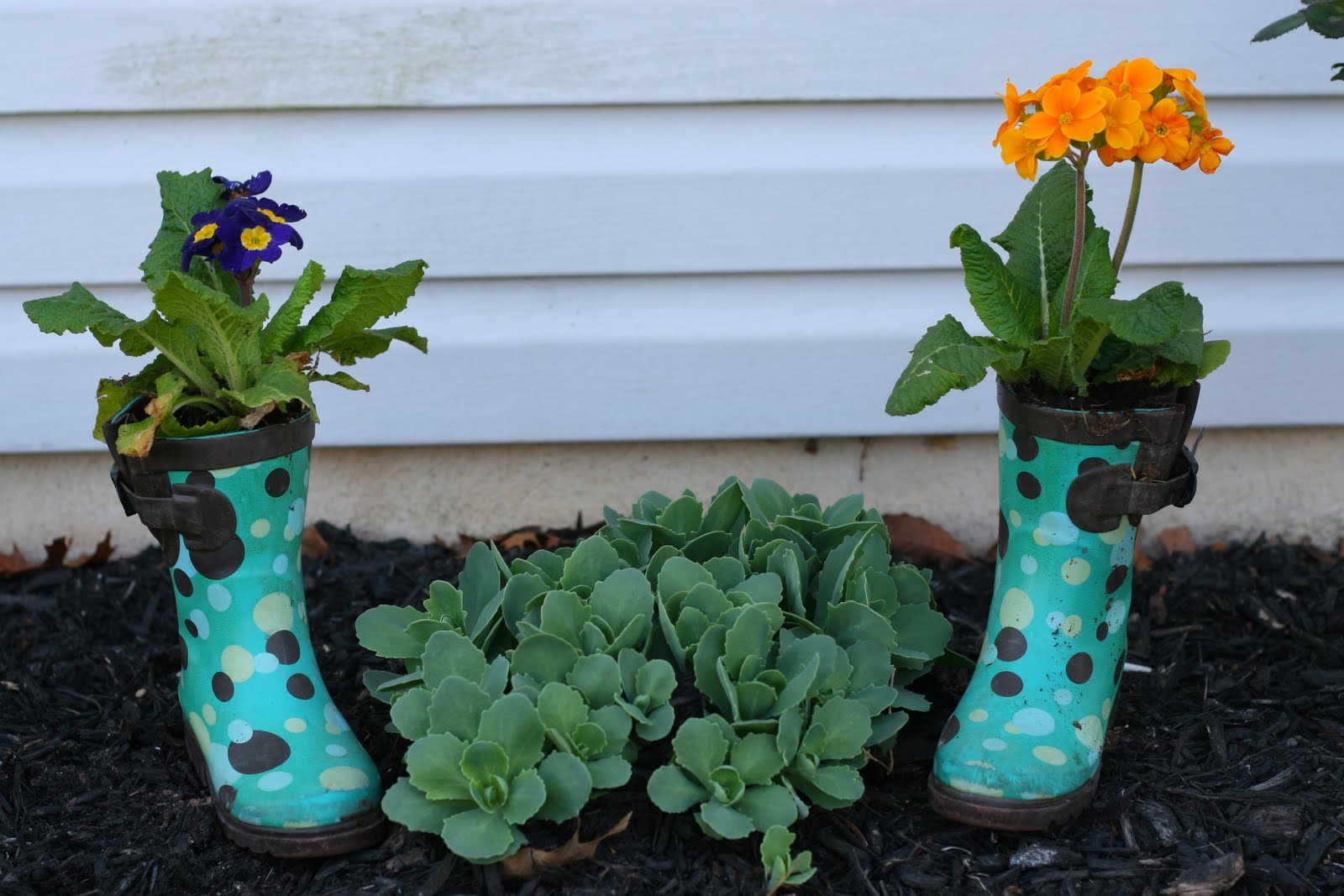 Visions of Sugar Plums Rain Boot Planter