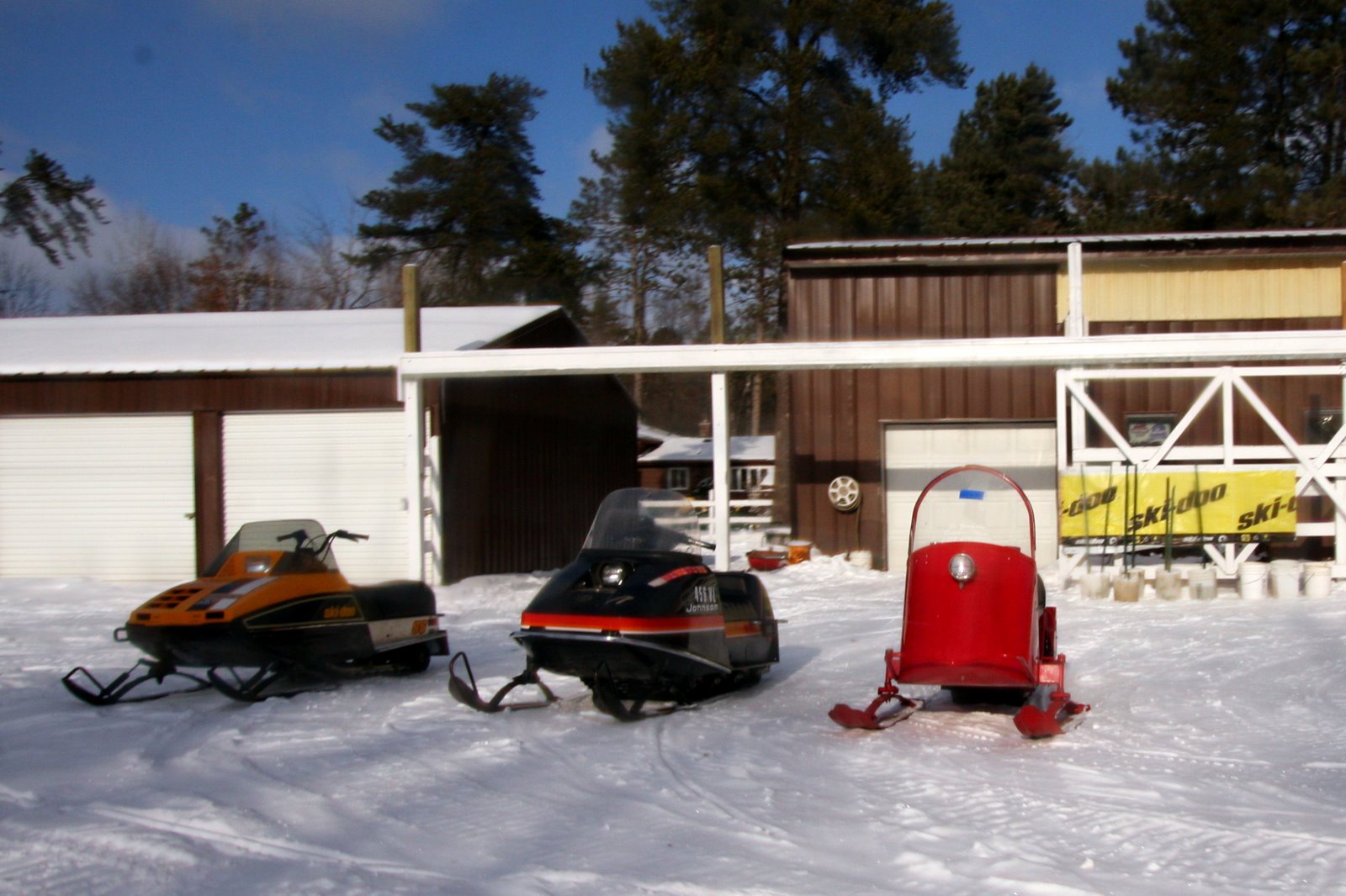 Black Bear Lodge St. Germain, WI Snowmobiling in St Germain January 8