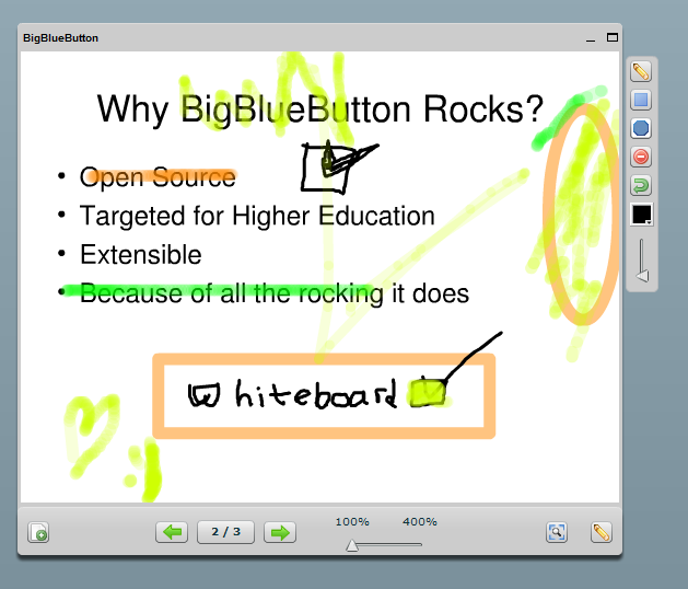 Preview of Whiteboard BigBlueButton