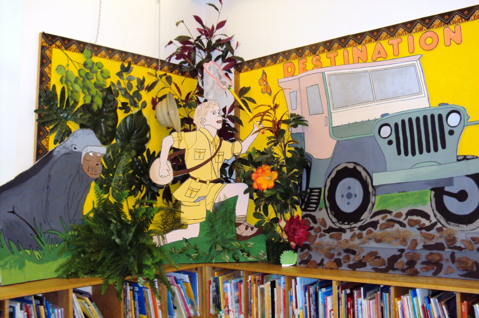 Library Displays Destination Jungle