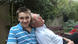 Peter with his Grandad