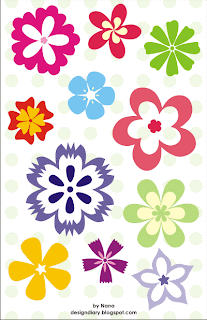 Free Vector Download: 11 Flower Clip Art