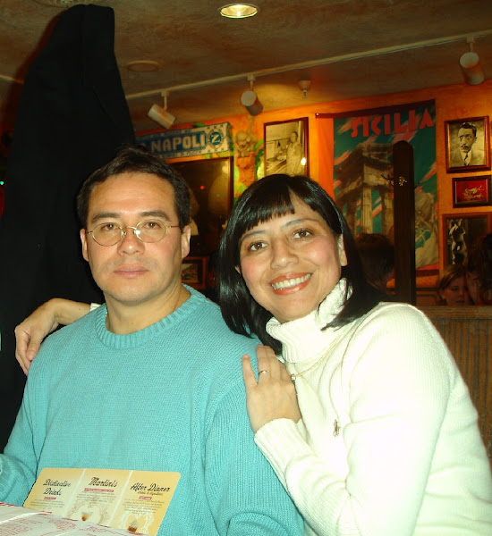 Mi esposo Angel y yo