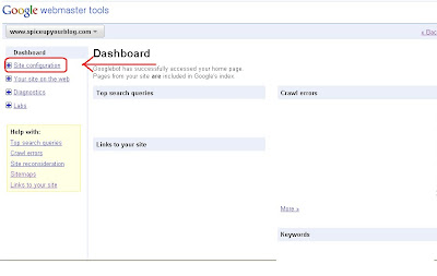 webmaster tools blogger