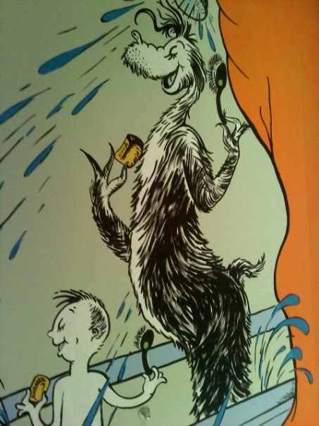 Go Girl Design - Murals & Custom Artwork: Dr Seuss Bathroom