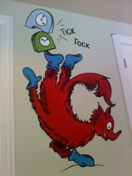 Go Girl Design - Murals & Custom Artwork: Dr Seuss Bedroom