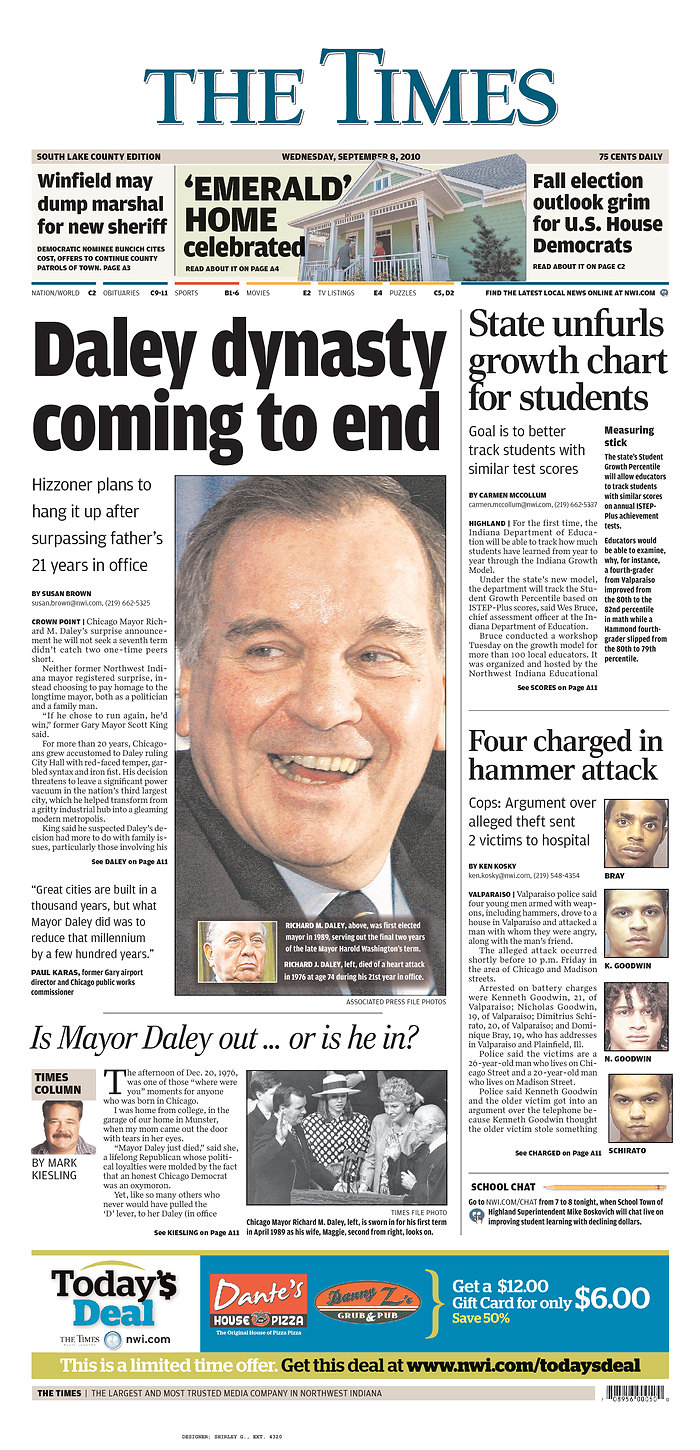 CHICAGO ARGUS Do people really believe Eugene Sawyer was the last