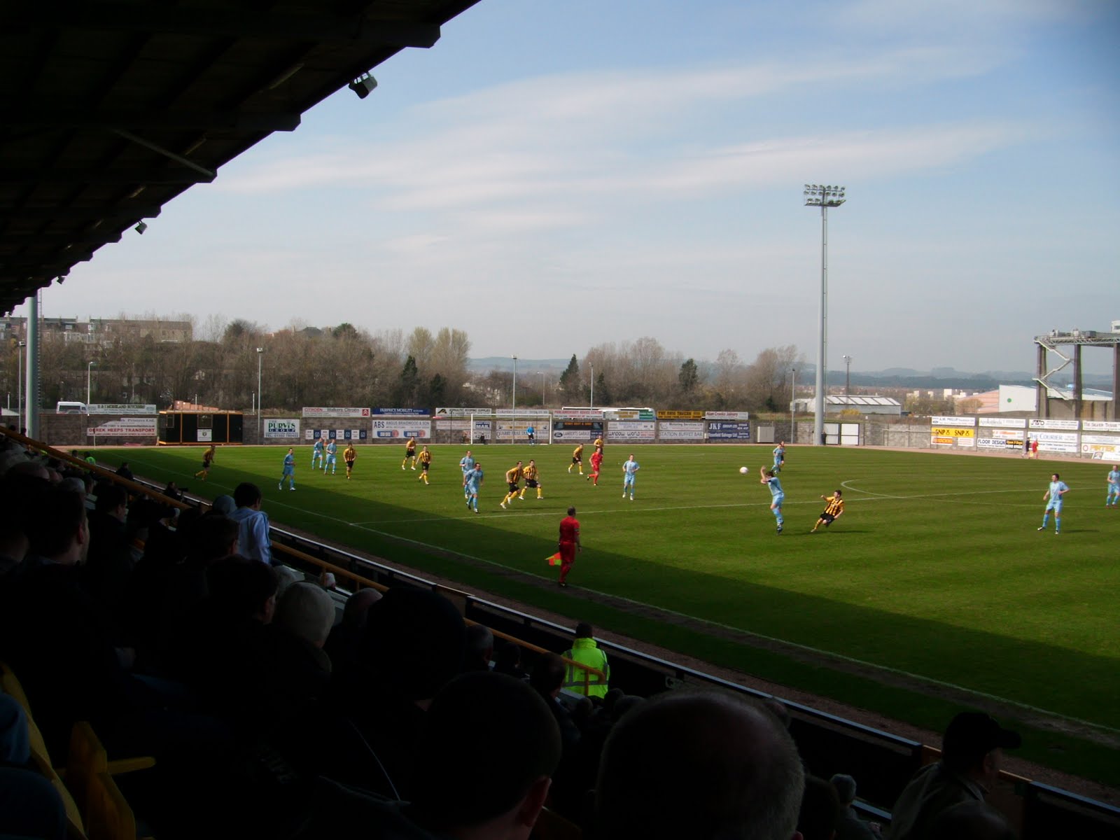 Bayview Stadium (East Fife v Stenhousemuir) Couples The Football Stadium
