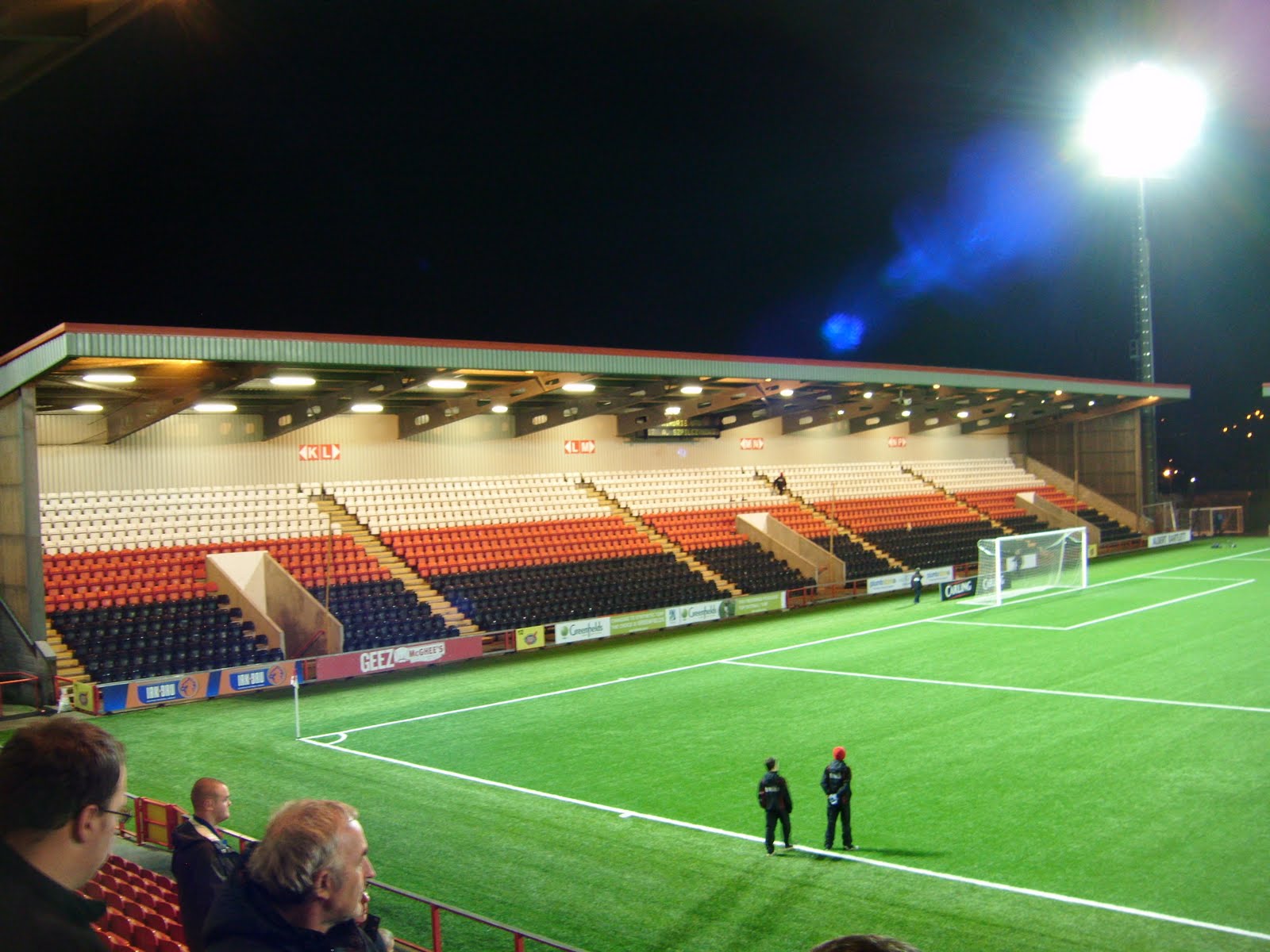 Excelsior Stadium (Airdrie United v Greenock Morton) Couples The