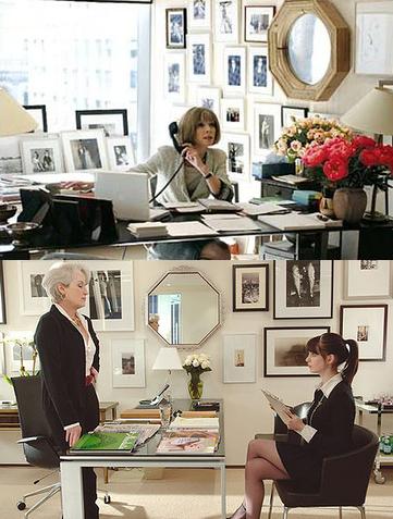 In The Devil Wears Prada Andy played by Anne Hathaway gets a job 