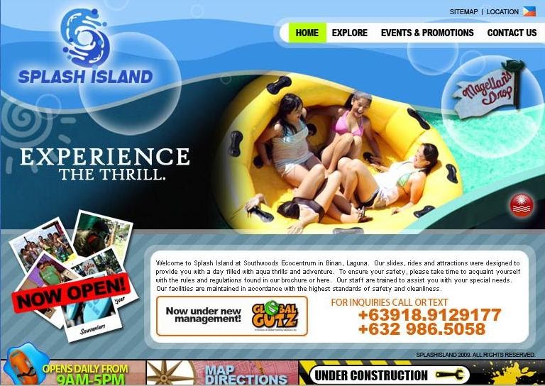 Splash Island Splash Island Resort's website