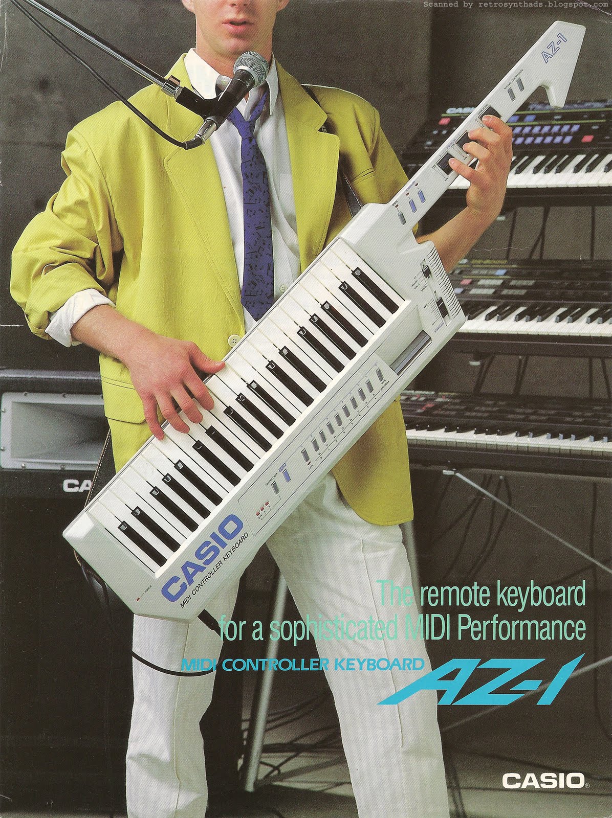 MATRIXSYNTH 1986 Casio AZ1 Keytar Ad