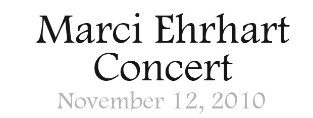 Marci Ehrhart Concert