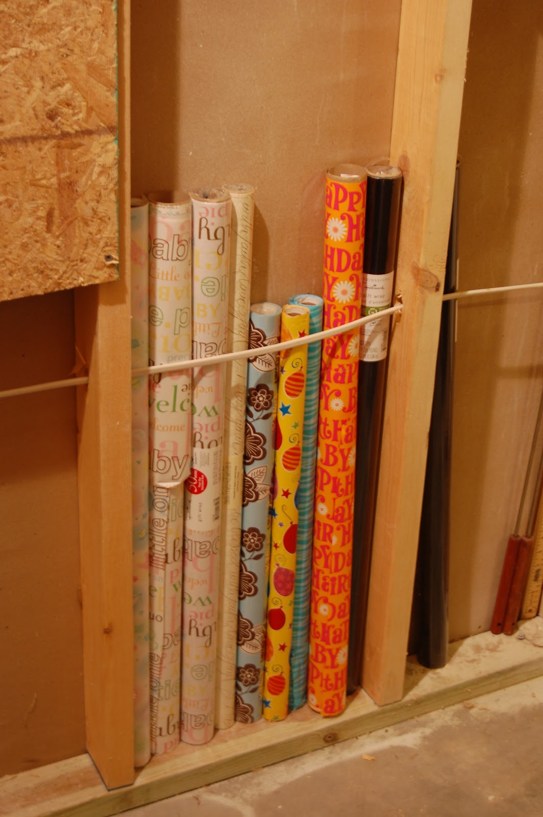 Maple Memories Wrapping Paper Storage