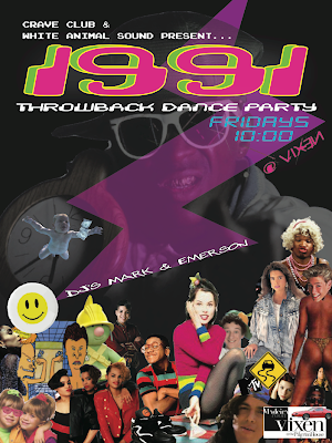 1991 is the new weekly dance party that Mark Louque who also throws the 