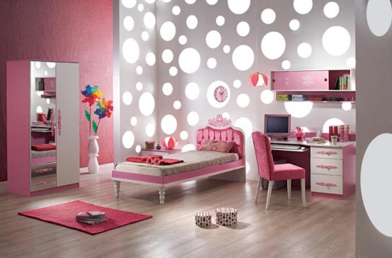 cool ideas for walls. 5 Cool Ideas For Pink Girls Bedrooms