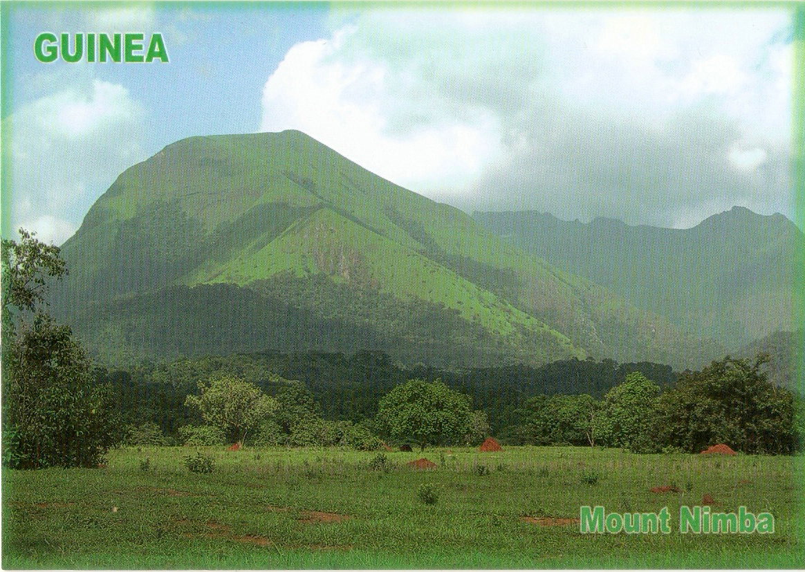 My UNESCO World Heritage Postcards Cote d'Ivoire Guinea Mount