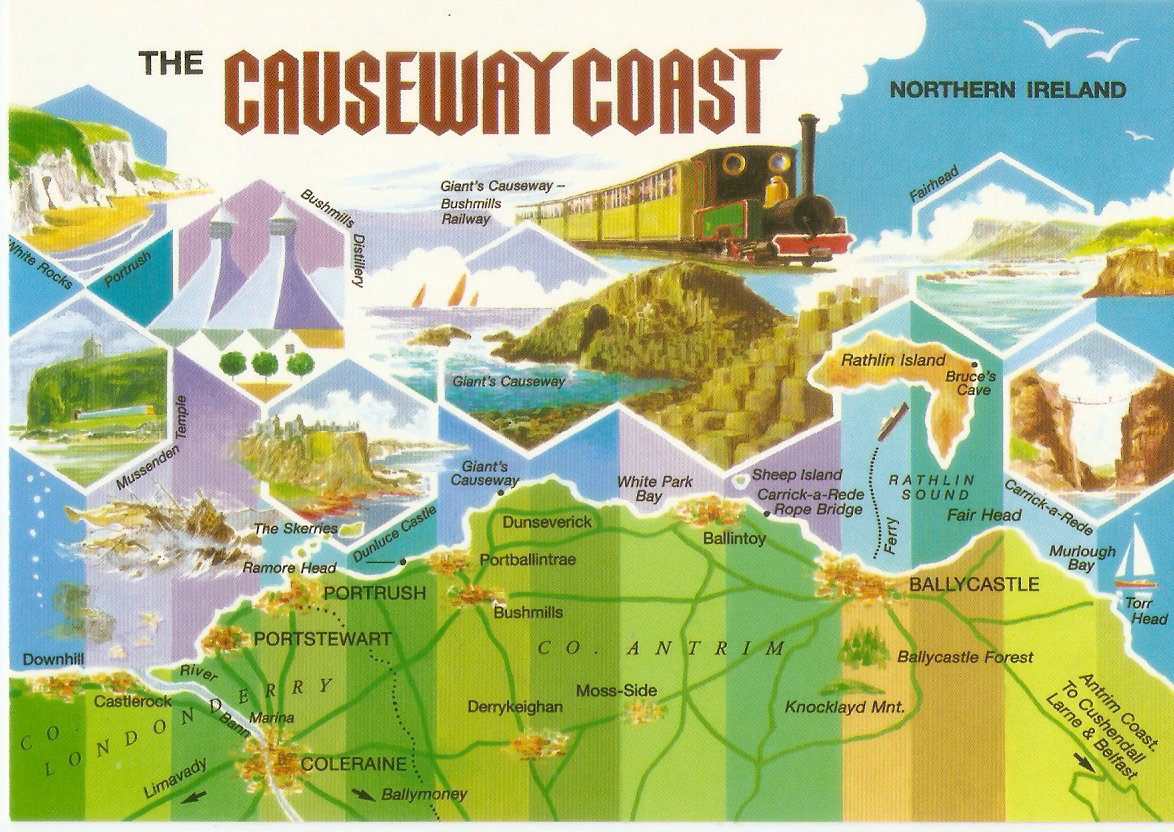 My UNESCO World Heritage Postcards United Kingdom Giant's Causeway